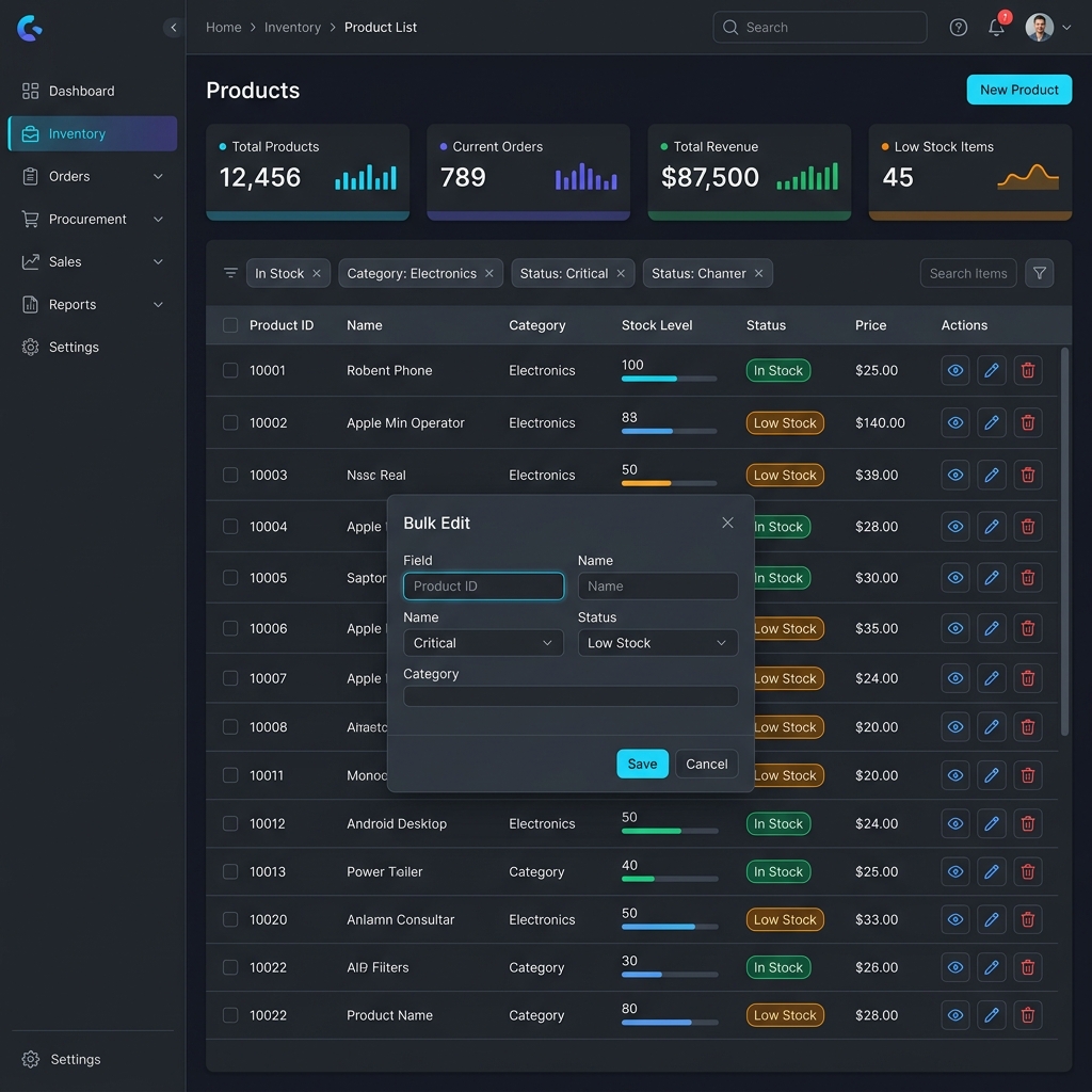 Sistema ERP — LEAFSEVEN